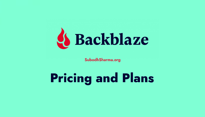 Backblaze Pricing and Plans