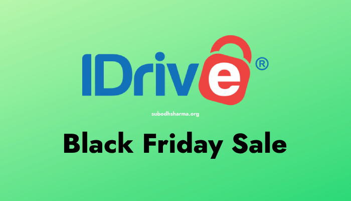 iDrive Black Friday Sale 2023: Enjoy 90% OFF for the 1st Year