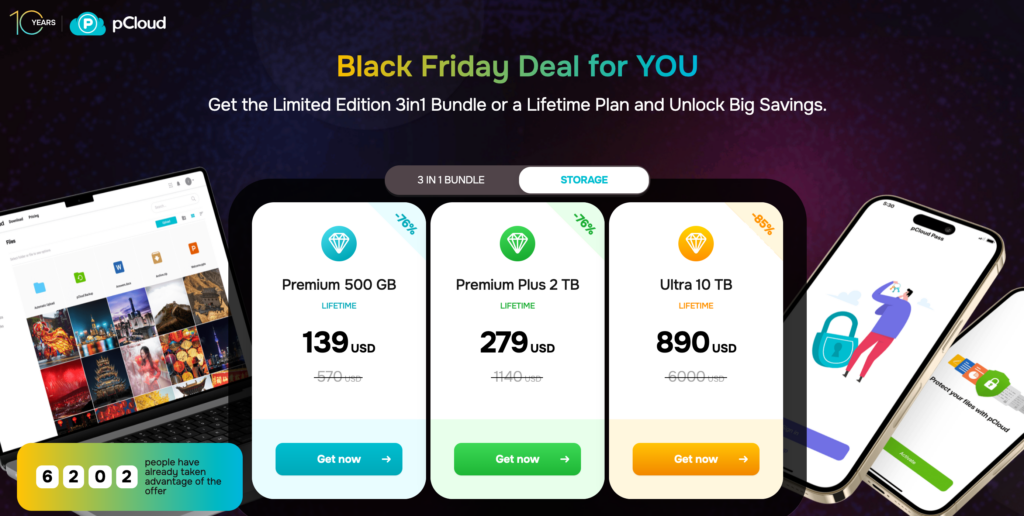 pCloud Black Friday 2023 Pricing